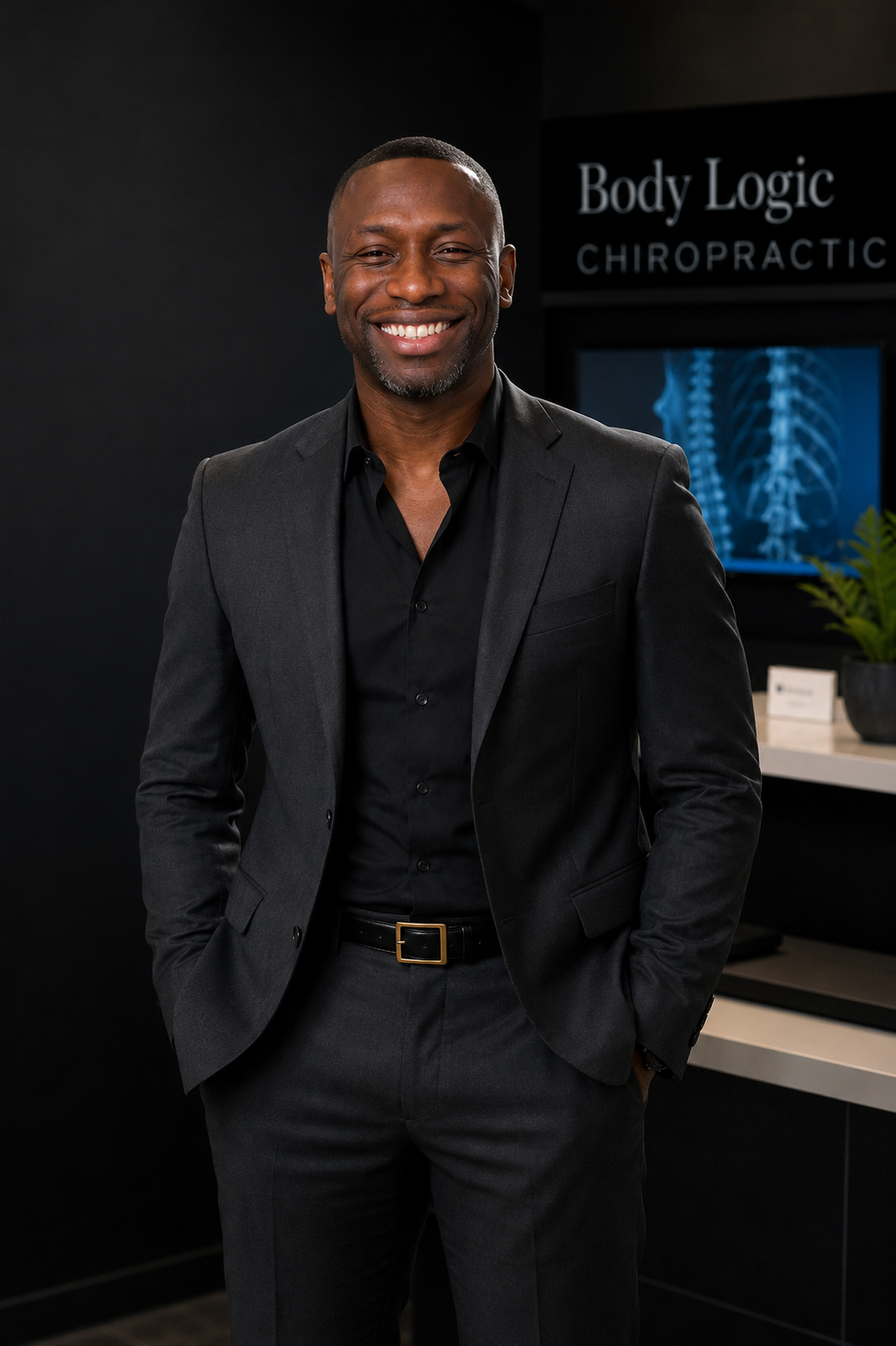 Portrait of Dr. Adrian B. Hunter, D.C.